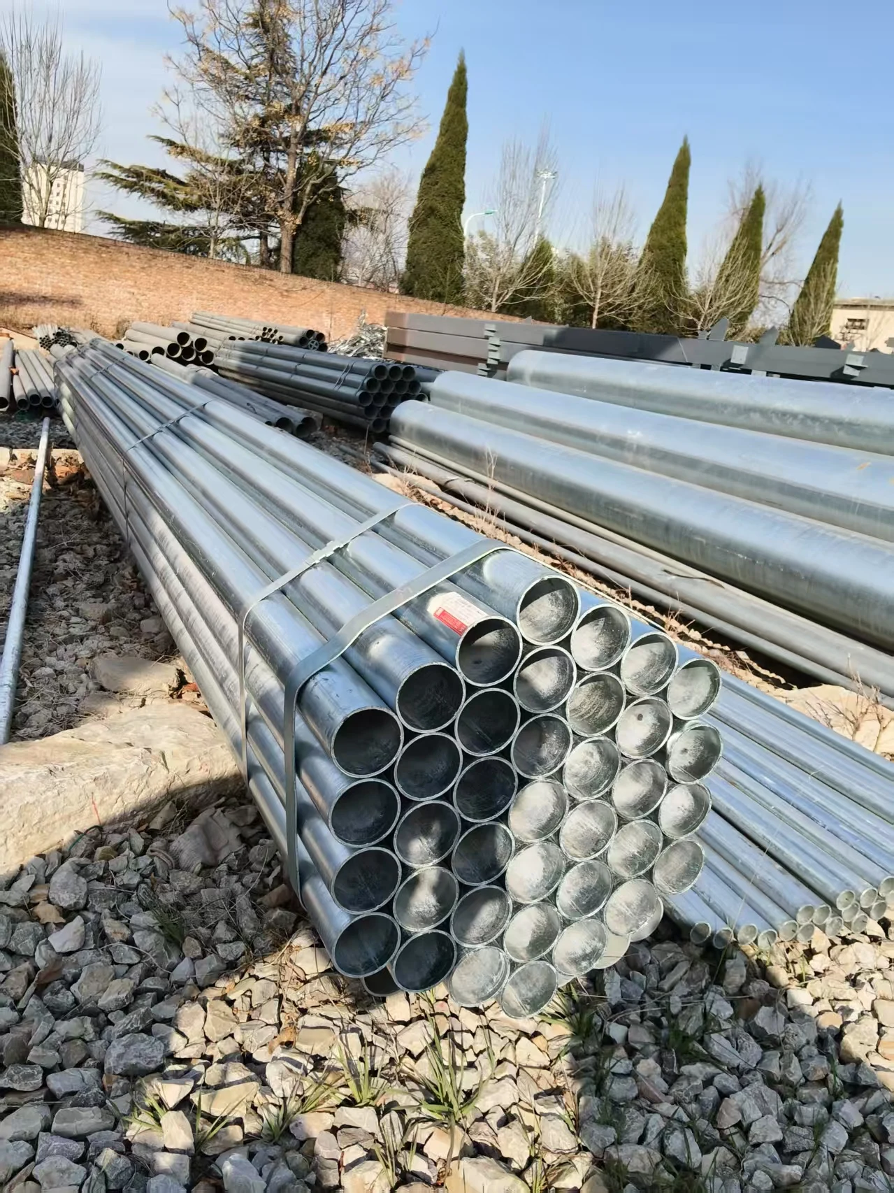Hot-Dip Galvanized S355JR Steel Pipes for Wind Turbines High-Strength TUV Certified 12m Length Fast Lead Time supplier