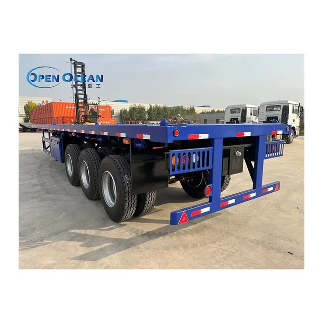 Made in China 20 feet 40 feet container semi-trailer skeleton/skeleton chassis semi-trailer hot sale for sale