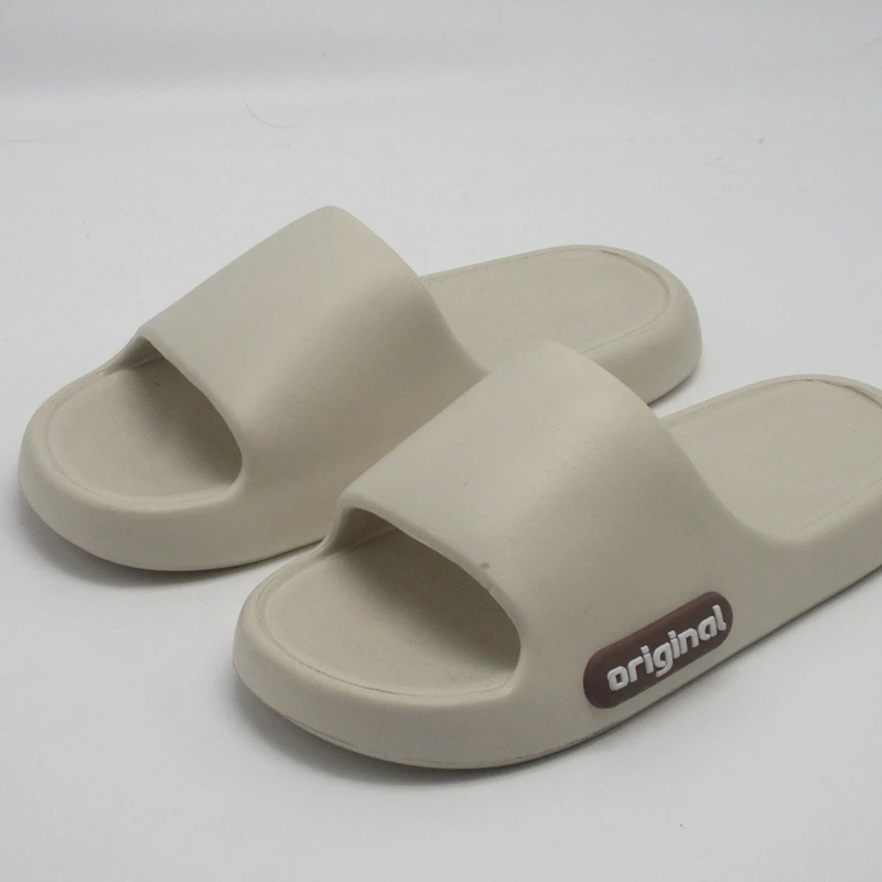 GRS Summer/Spring 4CM softer Rubber EVA Pillow Slide Sandal Customizable Logo Design Breathable Cloud Feeling cushion sandal