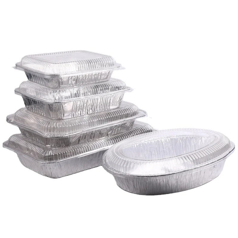 product tia tb82 2800ml large elliptical disc wholesale aluminum foil cup shaped foil cup heat resistant foil cup-9