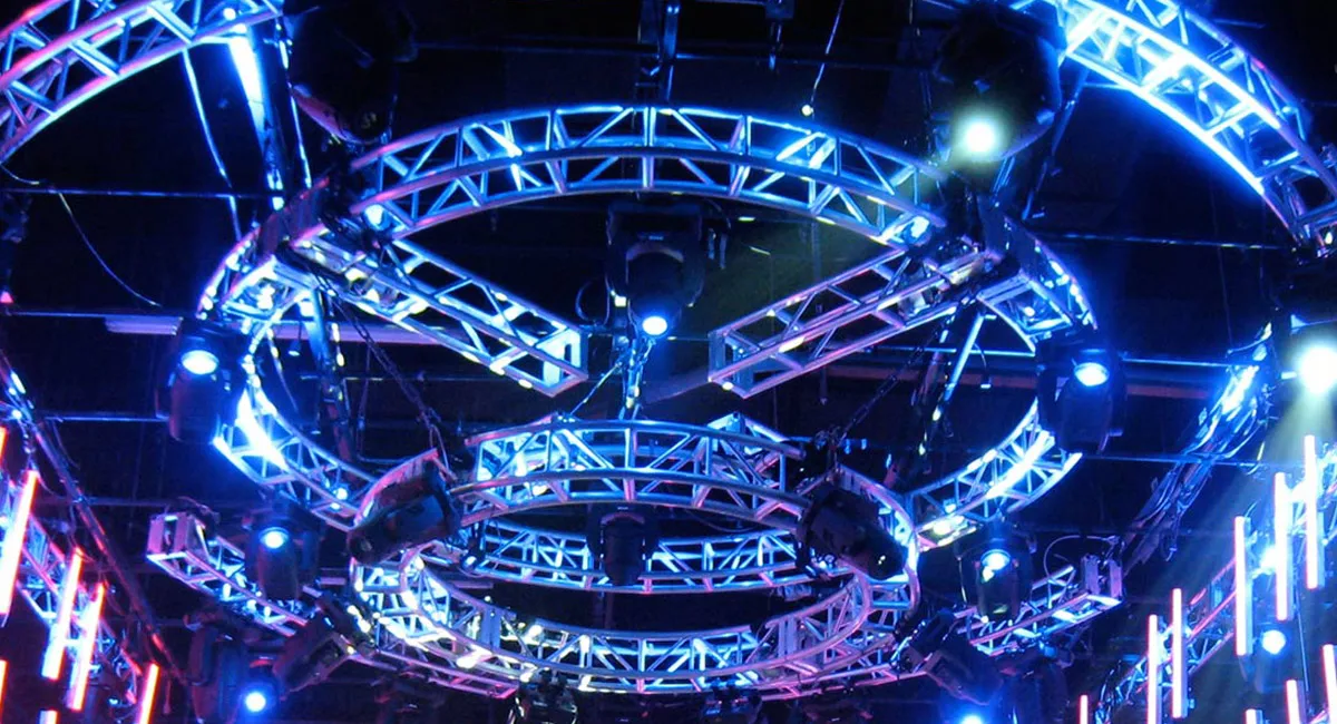 Roof Truss System Displays Aluminum Circular Dj Lighting Trussing Stage