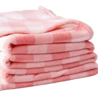 Polyester Plaid Amazon Hot Blanket Storage For All Season 100% Polyester Microfiber Plaid Blanket