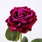 Rose Artificial Rose Silk Flowers Long Stem 76CM Fake Single Rose For Home Wedding Party Store Decoration