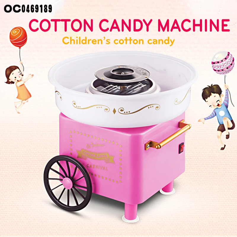Wholesale home electric DIY maker mini cotton candy machine toys for kids