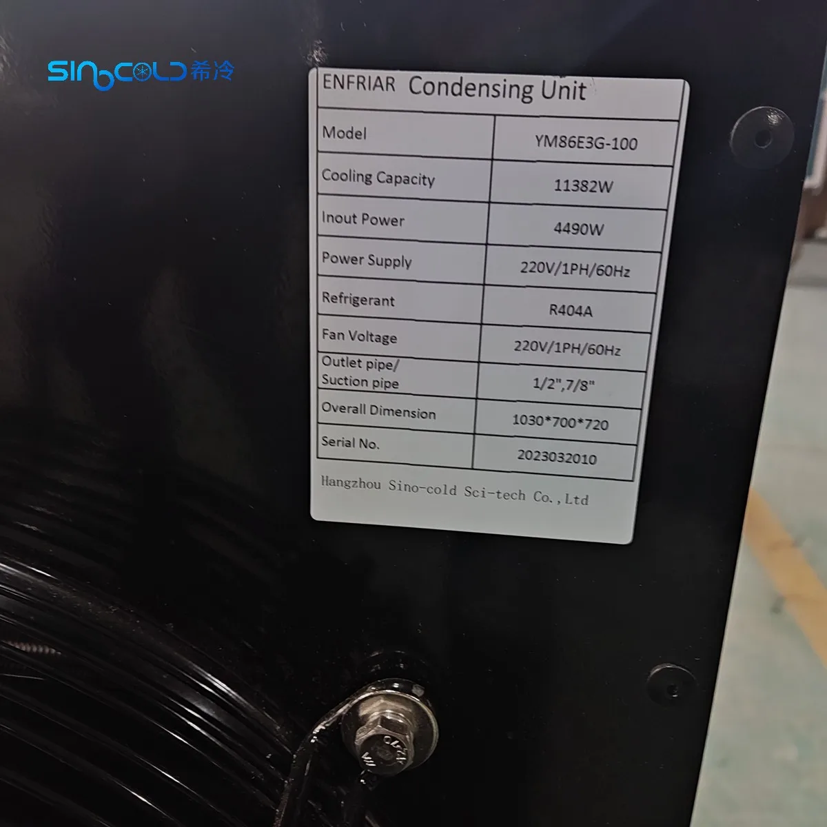 Condensing Unit, 2-10HP, SCYHF06, 5HP, YM86E7G-100 - detail 20