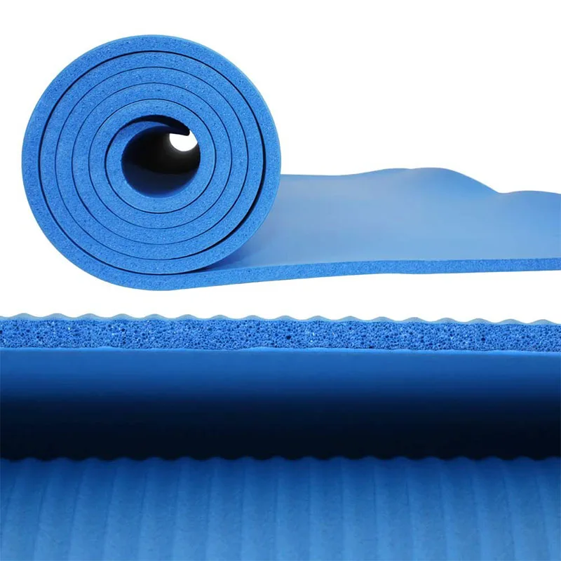 High Density Anti Tear Pilate Exercise NBR Yoga Mat Light Weight 1cm Thick 1