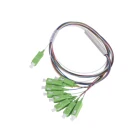 Connector Ningbo Custom Multiple Models Green Plastic Metal Material LC/SC/FC Connector Type Fiber Optic Pigtail