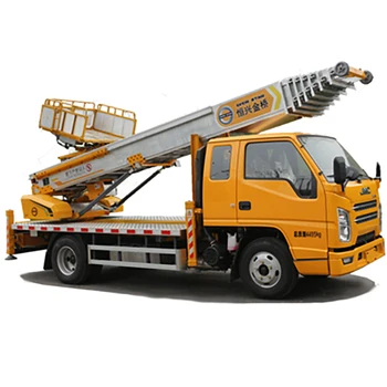 Dongfeng Crew Cab 4X2 28m Aerial Moving-House Ladder Truck