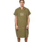 Towel Thick Microfiber Surf Poncho Wetsuits Change Robe Short Sleeve Towel Hooded Poncho