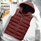 Vests Windproof Regular Hoodies Blouson Waistcoat Cotton Mens Underwear Vests For Men