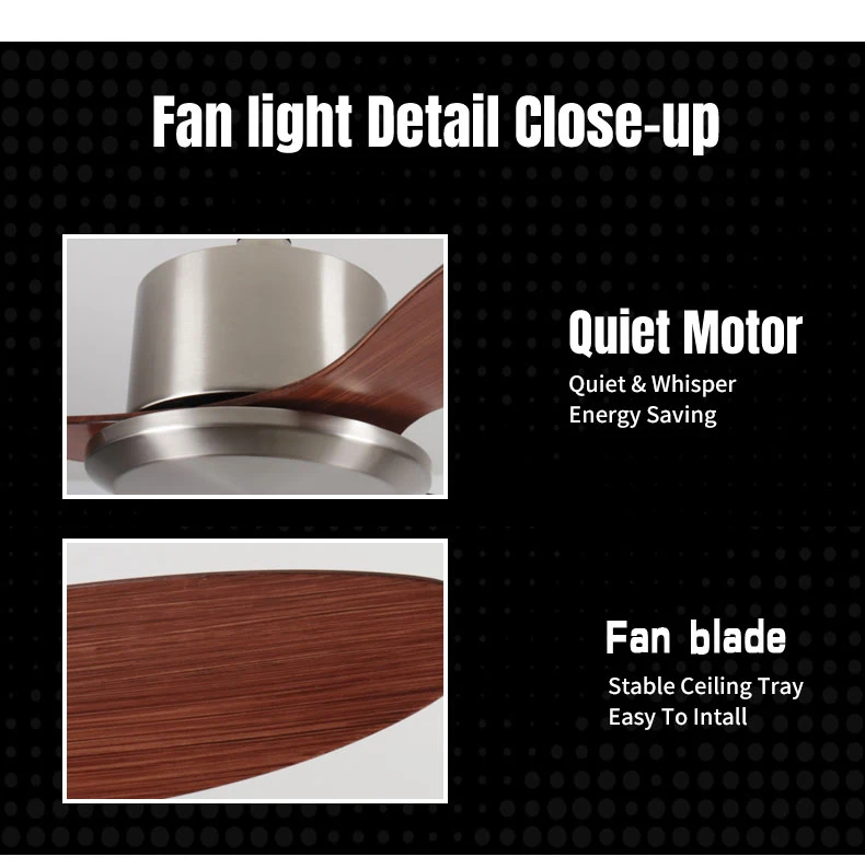 product wholesale modern white abs blade led ceiling fan dc motor remote control reversible bldc motor for living dining outdoor use-5