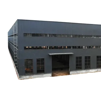 High Quality China Prefabricated Steel Structure Mobile Modular Design Light Quality Building Hangar Warehouse Welding Cutting