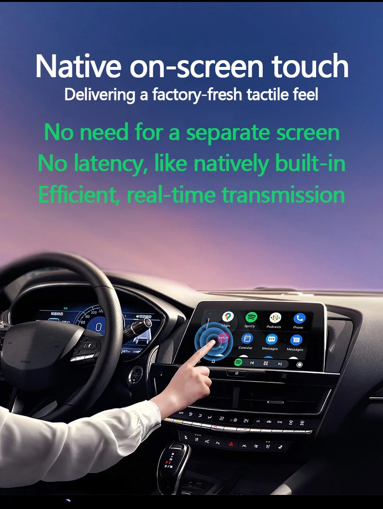 WOOBOOBOX Z1F Original car screen wired CarPlay/Android Auto to wireless CarPlay/Android Auto CarPlay Ai Box