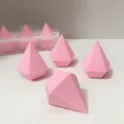 Hydrophilic Diamond Non Latex Shape Makeup Sponge Makeup Sponge 3 Dimensional Sponge Powder Puff Cosmetic Puff