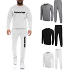 Hoodies Factory New Products Plus Size Custom Logo Men Jogger Sweatsuit Hoodies Set