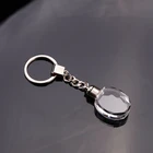 Family K9 Crystal Keychain Personalized Carved Family Photo Frame Souvenir Gift Water