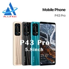 Phones Sim ALLINGE MDZ3443 Smartphone P43 Pro 5.8 Inch Unlocked Mobile Phones Cellphone With Dual SIM Card Face ID