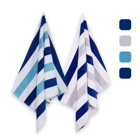 Jacquard Beach Towel Custom High GSM Jacquard Private Label Peshtemal Beach Towel Cotton
