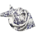 Flower Printed Scarf Hot Sale Fashion Flower Printed Scarf 100% Natural Silk Scarf For Ladies