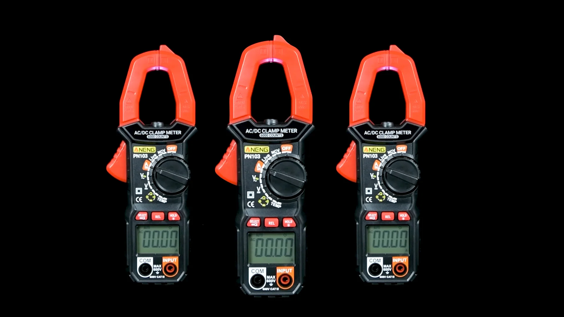 Aneng Pn Clamp Digital Meter Multimeter A Ac Current Ac Dc