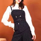Waistcoat Hot Selling High Quality Jacket Wool Stripe Halter Knit Vest Women Waistcoat