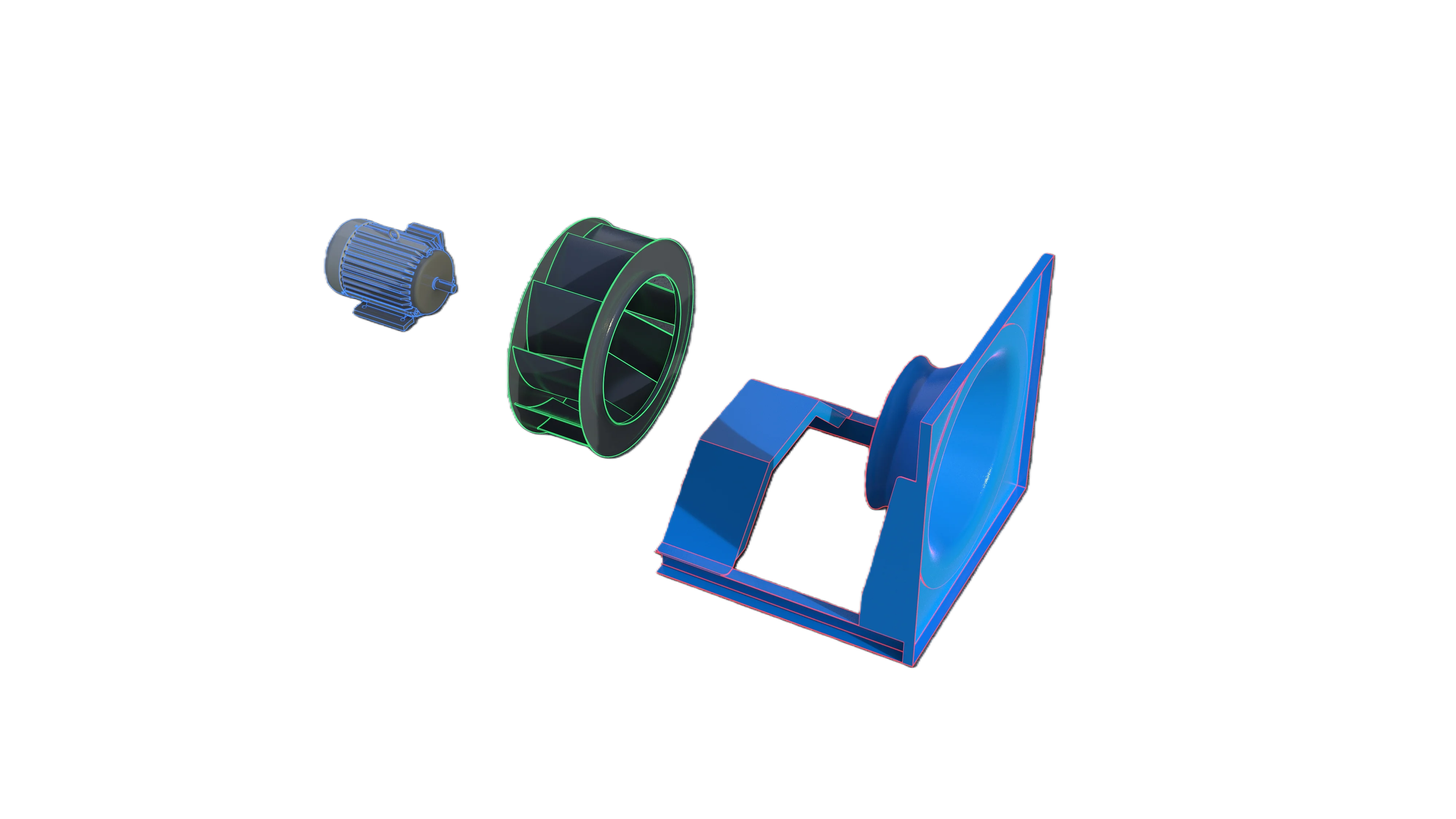 Centrifugal Blower, 220V-480V, Stainless Steel - detail 14
