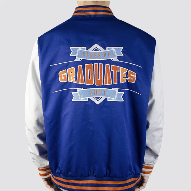 Varsity Bomber Jacket bj02 Back