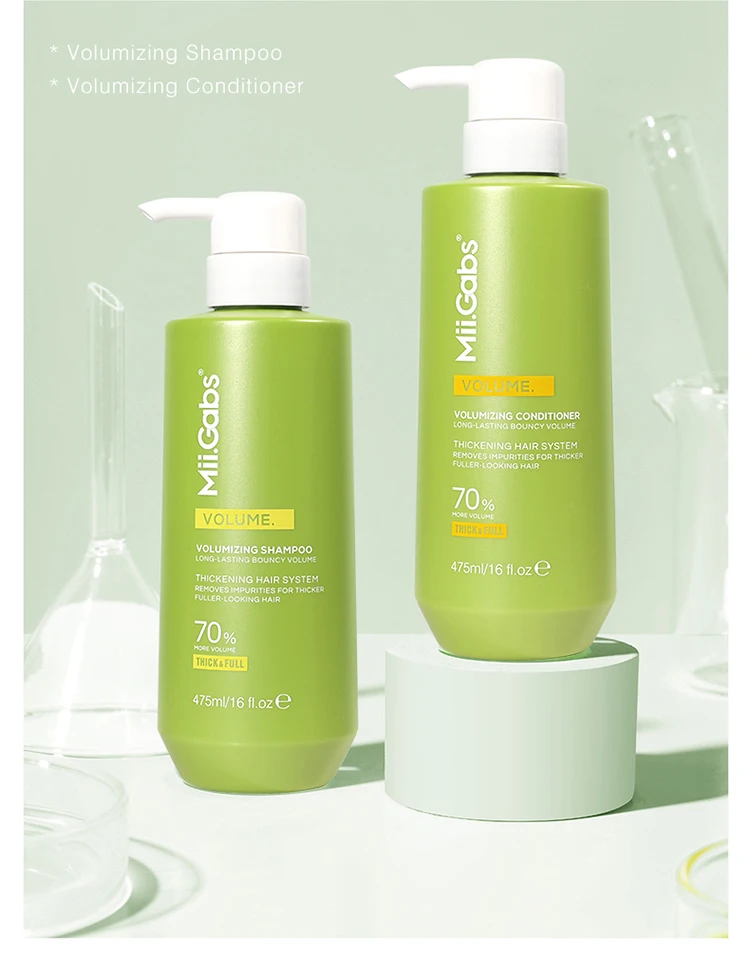 Wholesale Price Hair Shampoo Long Lasting Bouncy Volume Strengthen Hair Mii Gabs