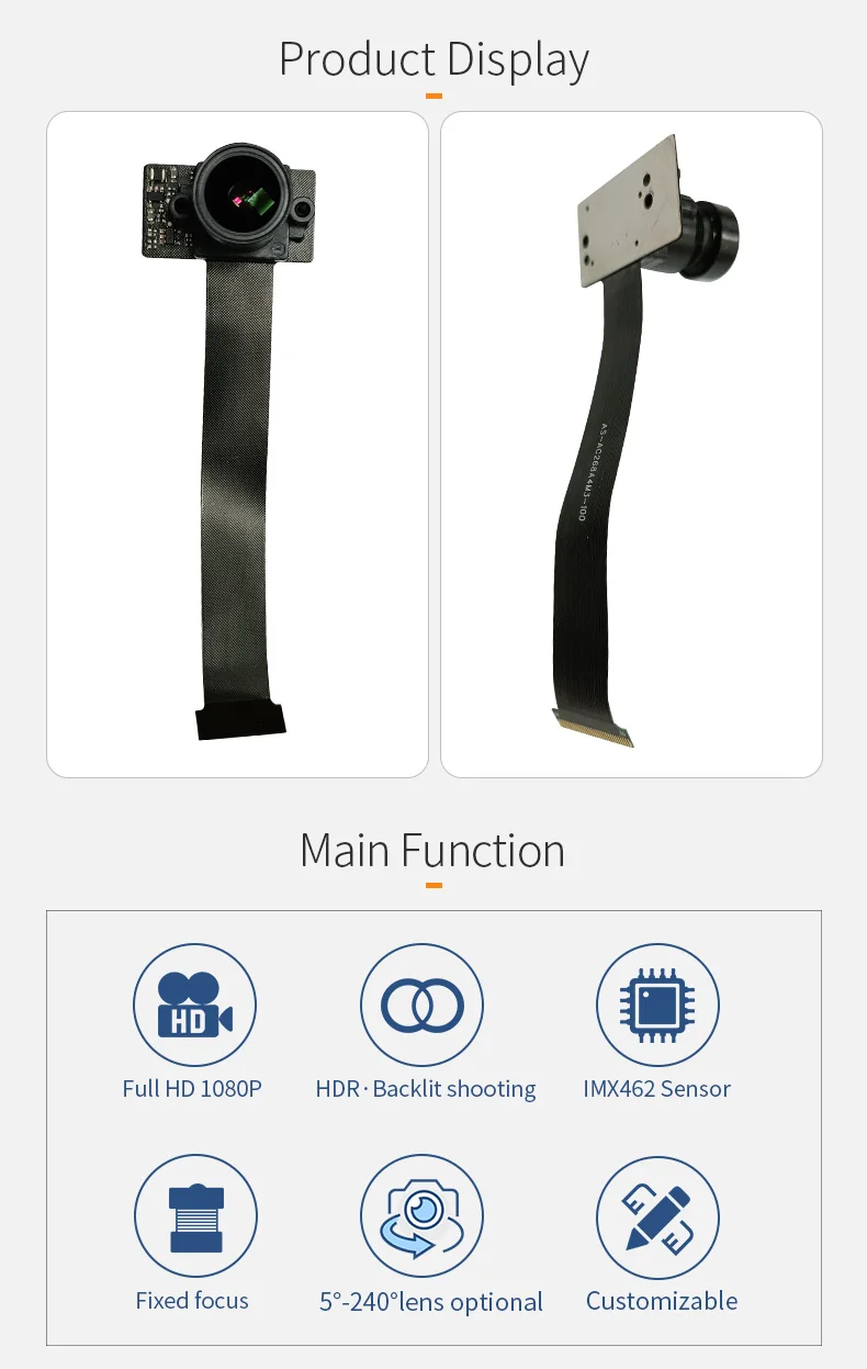 DGZX 2MP 1/2.8inch CMOS for Sony Starvis Sensor IMX462 Mipi Camera Module 1080P 120fps Robotics Industrial Security Camera插图1 DGZX 2MP 1/2.8inch CMOS for Sony Starvis Sensor IMX462 Mipi Camera Module 1080P 120fps Robotics Industrial Security Camera插图1