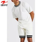 Suit 2021 Short Sets For Men Clothing Summer Man 2 Piece Set Sportswear Contrast Jogging Suit Mens Custom Shorts Sets