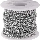 Bead Stainless Steel Bead Chain Necklace Obmwang 20pcs 30" Long Adjustable Metal Ball Chains 2mm Bead