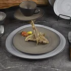 Bowl Ceramic Plate Newly Designed Irregular Glazed Porcelain Bowl Ceramic Salad Plate Creative Ceramic Plate