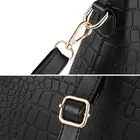 Womens Bags Set Handbags Fashion Women Bag Embossing Crocodile Pattern Leather Purses And Handbag Set