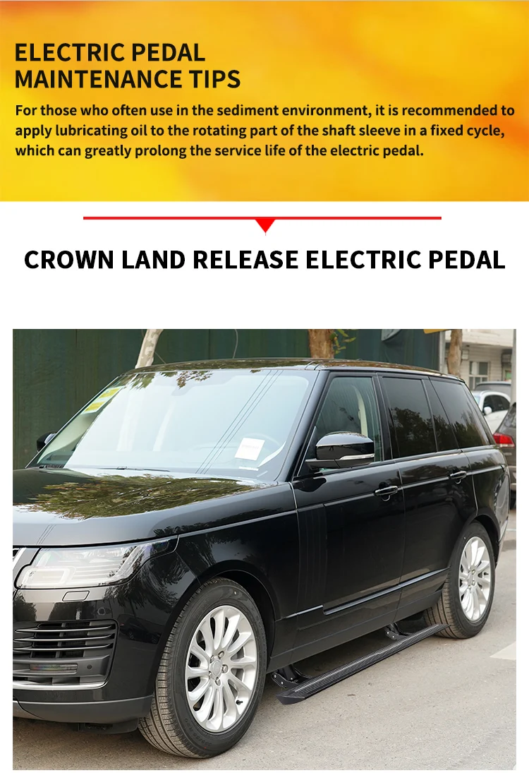 Customize Various Models in the Factory Electric Side Step Pedal for Land Rover Range Rover 2017-2022 Powered Running Board factory