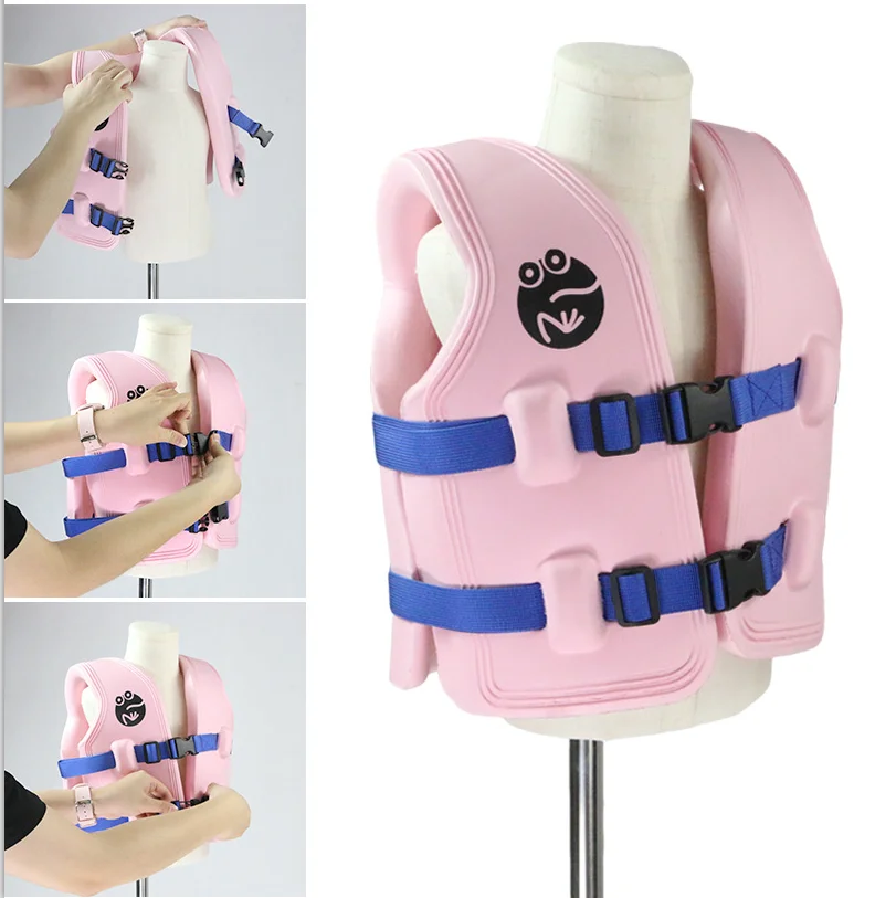Girls Float SwimsuitBoys Buoyancy Swimwear Swim Vest Kids Life Jacket