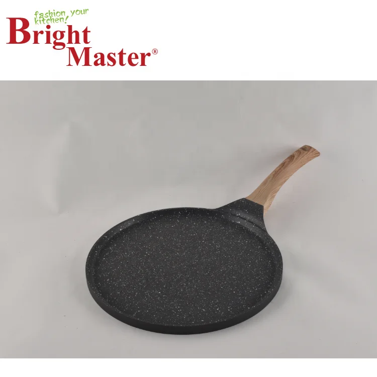 round cast iron skillet cooking crepe pan