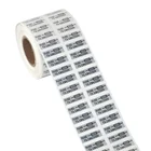 Silver Sticker Electronic Custom Private Waterproof Roll Adhesive Logo PET Silver Stamping Laptop Label Sticker