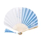 Fans Pattern Chinese Style Hand Held Fans Silk Bamboo Folding Fans Wedding Cool Bamboo Fans Mini