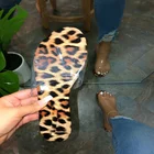 Women Shoes Summer Women Sandals Footwear Leopard Print Slides Flat Shoes Beach Slippers