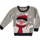 Boys Clothes Pompom Snowman Christmas Knitwear Boys Clothes Kids Clothing Children Clothes