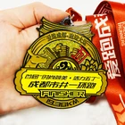 Silver 2021 Free Sample Super Quality Antique Silver 2D 3D Design Your Own Custom Zinc Alloy Run Events Medal On Sale