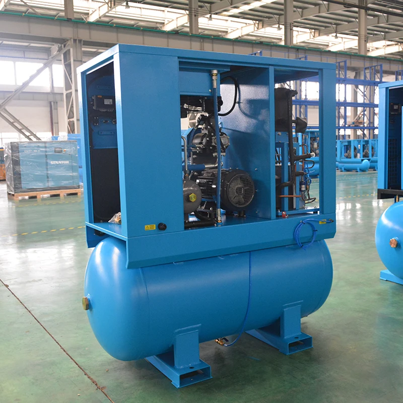 Hongwuhuan  CS8-8  7.5kw  Single stage Screw Air Compressor with tank super quality air  in China
