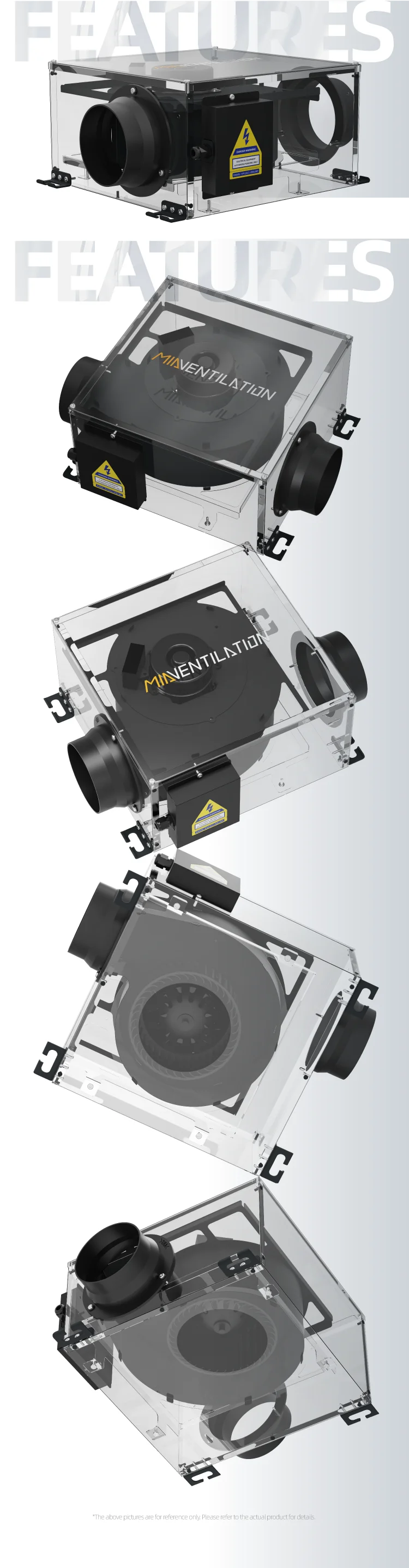 Centrifugal Fan, 2000m/h, LCD - detail 8