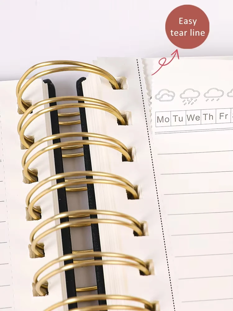 A5 custom printing debossed logo 80°lay flat 5 subject hardcover spiral notebook journal with dividers tabs A5 custom printing debossed logo 80°lay flat 5 subject hardcover spiral notebook journal with dividers tabs