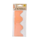 China Sticker Custom High Quality Paper Jam Smooth Soft Wave China Student Orange Mini Paper Wall Border Sticker
