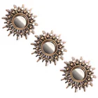 Mirror Stepwin China Manufacturer Wholesale Butterfly 3 Piece Mirror Set Wall Decor
