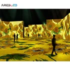 Indoor Full Color Interactive LED Screen Customized Led Screen Display For 3D Immersive Led Video Room