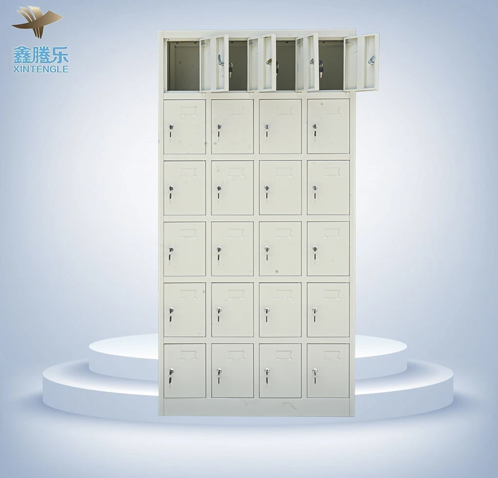 Best Selling 24-Door Metal Steel Storage Lockers Key Lock for School Office Gym or Bedroom Use Durable Cabinet Furniture