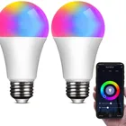 Bulb Smart Phone Remote Controlled Wifi App A60 E26 E27 RGB 7w 9w 12w Indoor Wifi Smart Led Light Bulb
