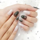 Nail Fingers Art Hot Sale Nail Jel Strips 22 Fingers Pack Nail Polish Strips Nail Art Sticker